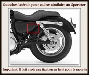 Pour cadre similaire aux Harley Sportster