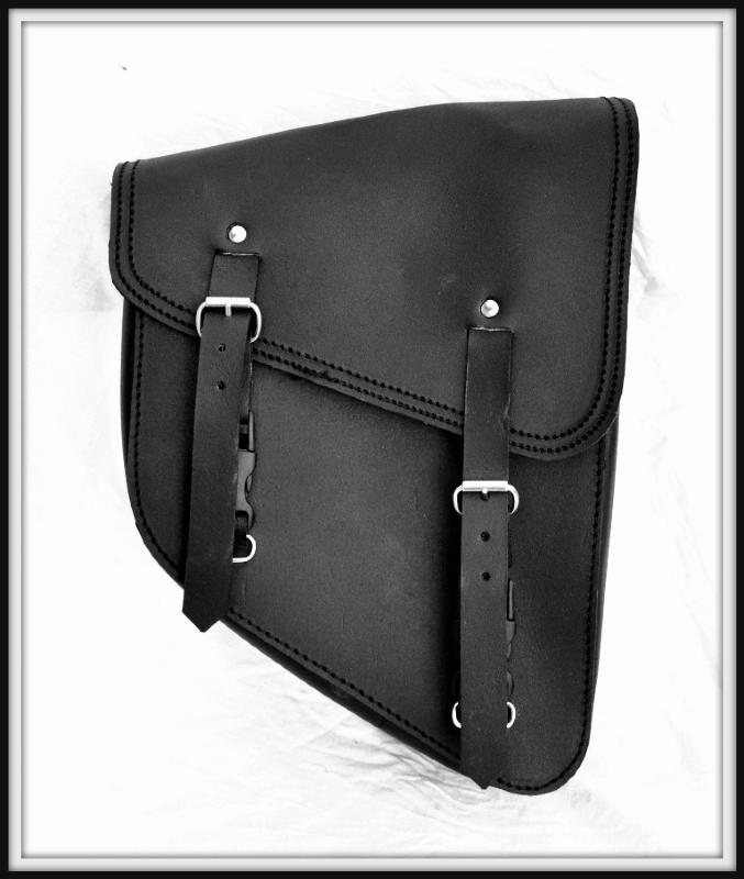 Sac à Outils Moto étanche En Cuir Synthétique - Fixation Par Sangles, Pour Fourche Ou Selle, Rangement Pratique