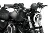 Phare à leds OVNI II couleur Noir pour Harley et Indian , et autre moto custom ( 15,5cm X 8,5cm )