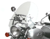 PARE-BRISE  universel pour moto custom ( fixation pour guidon de 22/26mm) Hauteur 46 cm 
