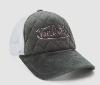 VON DUTCH casquette cap hat adulte réglable grise rose strass (ZA-C11)