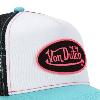 VON DUTCH Casquette caps à logo couleur Bleu Turquoise 