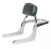 Sissy bar Chrome, BAS AVEC porte paquet (autres choix possible) pour TRIUMPH AMERICA