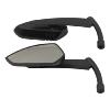Paire de Rétroviseurs Noir Mat pour moto 