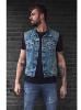 Gilet sans manche / Veste en jeans sans manche couleur denim 