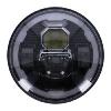 Phare à LEDS moto 7" Diamètre 174,5 mm (6,87")  Avec un anneau/feu de position à halo blanc homologué CE 
