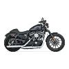 VANCE & HINES : Pots d'échappement TWIN SLASH Chrome ou Noir pour Harley SPORTSTER XL  A partir de 2004 