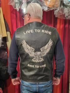 Gilet jacket en Cuir de Vachette véritable - Aigle Live To Ride 