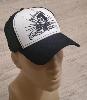 LETHAL THREAT Casquette La Faucheuse , Noire et Blanche 