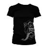 GAS MONKEYS GARAGE SIDEKICK T-SHIRT Noir avec Tête de singe