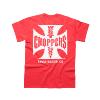 West Coast Choppers :  T-shirt WCC manches courtes couleur Rouge 
