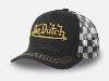 VON DUTCH casquette cap hat adulte réglable Noir damier or 993298