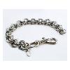 Bracelet Gourmette en Acier Chromé environ 20cm Amigaz 