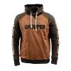 13 1/2 - CHOPPER SWEAT  PULL À CAPUCHE COULEUR MARRON BIKERS