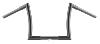 Guidon Highway Hawk "Bad Ape" 800 mm de large 260 mm de haut pour serrage "1" (25,4 mm) avec 3 trous noir mat 