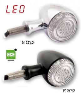 MCS : Paire de clignotants à Led avec fonction feu stop & clignotants (3 en 1) Homologués CE