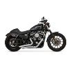 V&H - échappement VANCE & HINES  BIG RADIUS 2-2  CHROME ou NOIR pour Harley Sportster