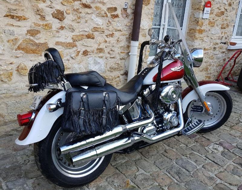 Sacoches Cavalières Cuir Franges Moto. 137,50 €