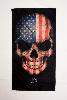 Tour de cou de protection " Skull American Flag " JI-5119