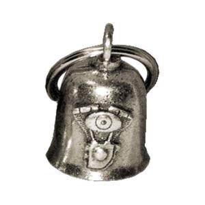 Guardian Bells - Clochette porte clés porte-bonheur Moteur Twin  (EN ETAIN SANS PLOMB)