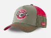 VON DUTCH casquette cap hat adulte réglable vert olive rouge ! AVIN/GRE )