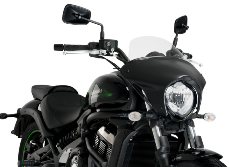 Saute-vent Puig Batwing SML Pour Harley Davidson Low Rider - Transparent - Certifié TÜV