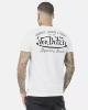 T-shirt Von Dutch col rond blanc flocage noir dans le dos  s m l xl xxl