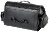 Malle Valise  top case Highway Hawk "Memphis Flames  " en simili cuir noir 56 litres pour moto custom ou trike 