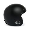 Casque jet ROEG Noir Mat pour moto ou 2 roues