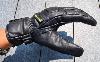 MAD - Paire de gants hiver Waterproof en Cuir noir (homologués CE) pour moto