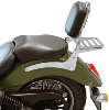 DESTOCKAGE  Sissy bar Chrome, Standard AVEC porte paquet pour INDIAN SCOUT