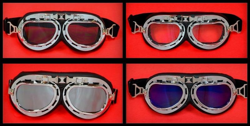 LOT 4 PAIRES Lunette de soleil route pour moto Custom Bikers