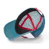 VON DUTCH casquette cap hat adulte réglable blanc turquoise 