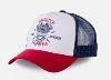 VON DUTCH casquette cap hat adulte réglable bleu rouge ( MOT/BLU )