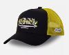 VON DUTCH casquette cap hat adulte réglable Noir Jaune 