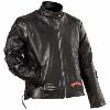 BLOUSON en Cuir  patchwork noir Aigle / Live to ride - FEMME