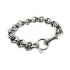 Bracelet Gourmette en Acier Chromé environ 20cm Amigaz 