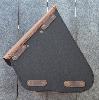 LONGRIDE - Sacoche latérale de cadre en cuir Marron pour moto custom bras oscillent ou pour sabre 