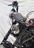 Porte / support couverture en Cuir véritable Noir  + Couverture style Mexicaine pour Bikers