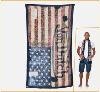 VON DUTCH Chèche voile foulard écharpe Drapeau Américain 90X180 cm FLAG/NR