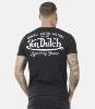 T-shirt Von Dutch col rond Noir  flocage Blanc dans le dos  s m l xl xxl