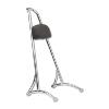 BURLY - Sissy bar Burly Chrome 23" pour Harley Dyna ( 2006 / 2017 )