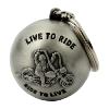 Porte clés Rond Bikers LIVE TO RIDE RIDE TO LIVE