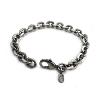 Bracelet Gourmette en Acier vieilli environ 20cm Amigaz 