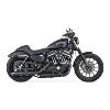 VANCE & HINES : Pots d'échappement TWIN SLASH Chrome ou Noir pour Harley SPORTSTER XL  A partir de 2004 