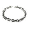 Bracelet Gourmette en Acier vieilli environ 20cm Amigaz 