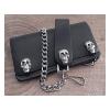 AMIGAZ : Porte feuille en Cuir avec Chaine Motif Tete de Mort SKULL (15cmx9cm)