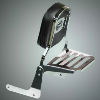 Sissy bar Chrome, Standard AVEC porte paquet (autres choix possible) pour TRIUMPH AMERICA