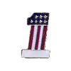 Pin's  Number 1 Drapeau USA Americain  (pins)