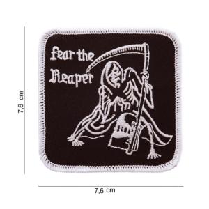 PATCH FEAR THE REAPER la Faucheuse  7cm X 7cm 